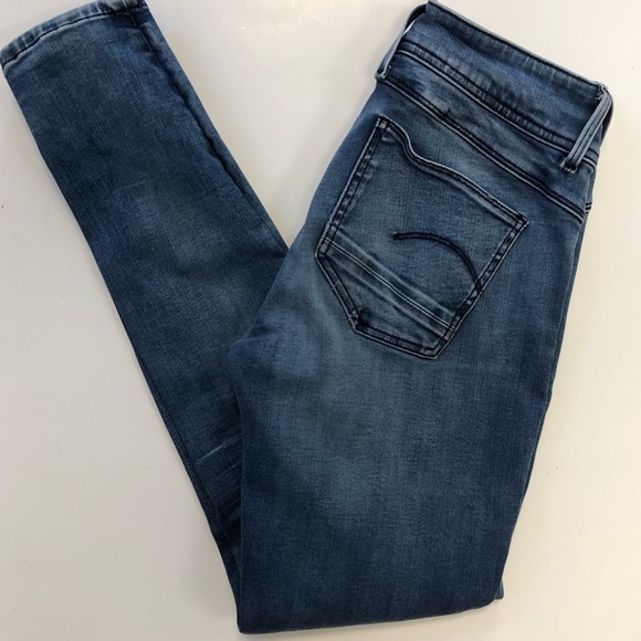 G-Star Lynn Mid Rise Super Skinny Jeans - Picture 3 of 16